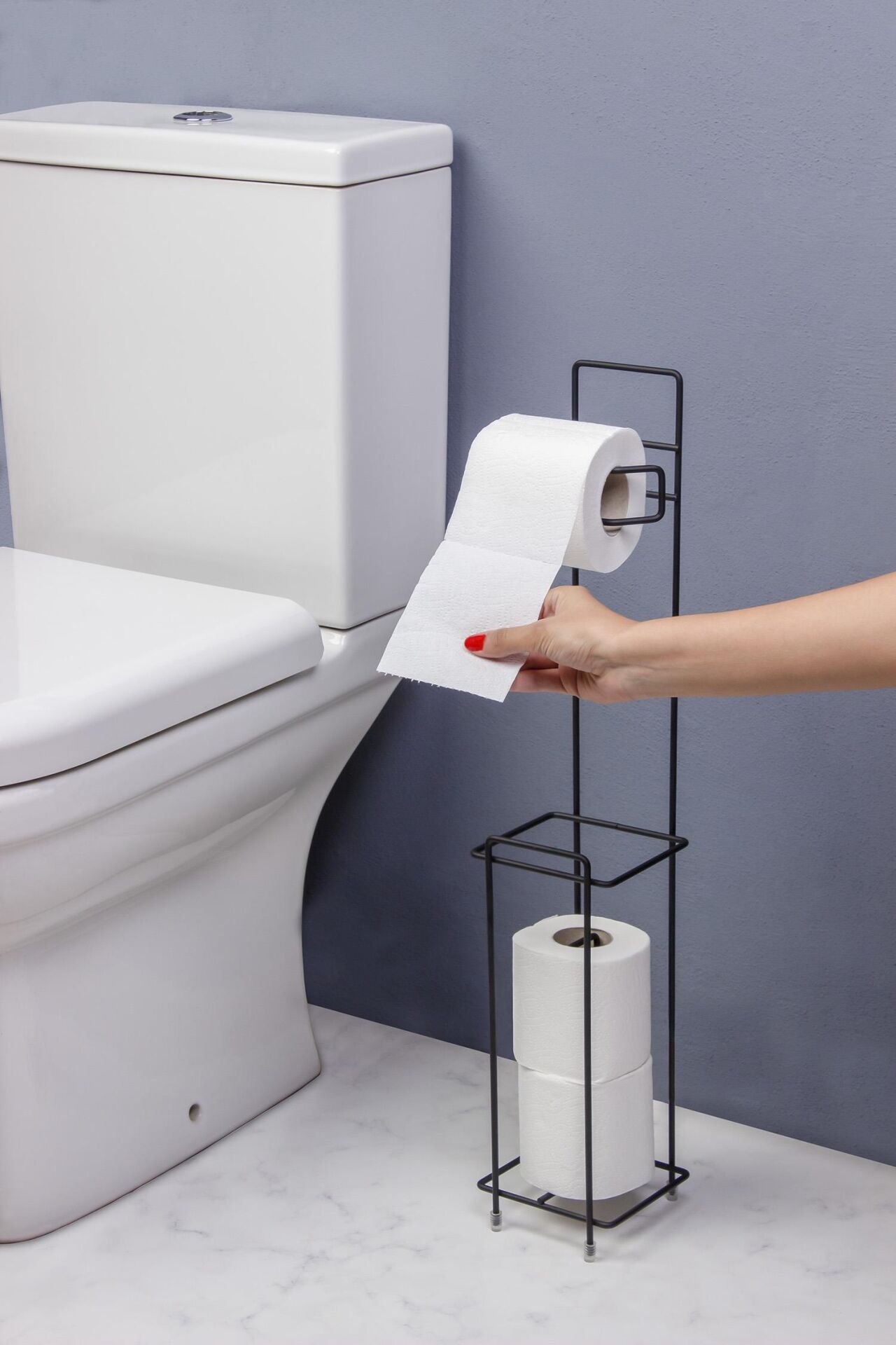 Okyanus Home Yedekli Kağıt Havluluk ve Wc Kağıtlık Organizeri