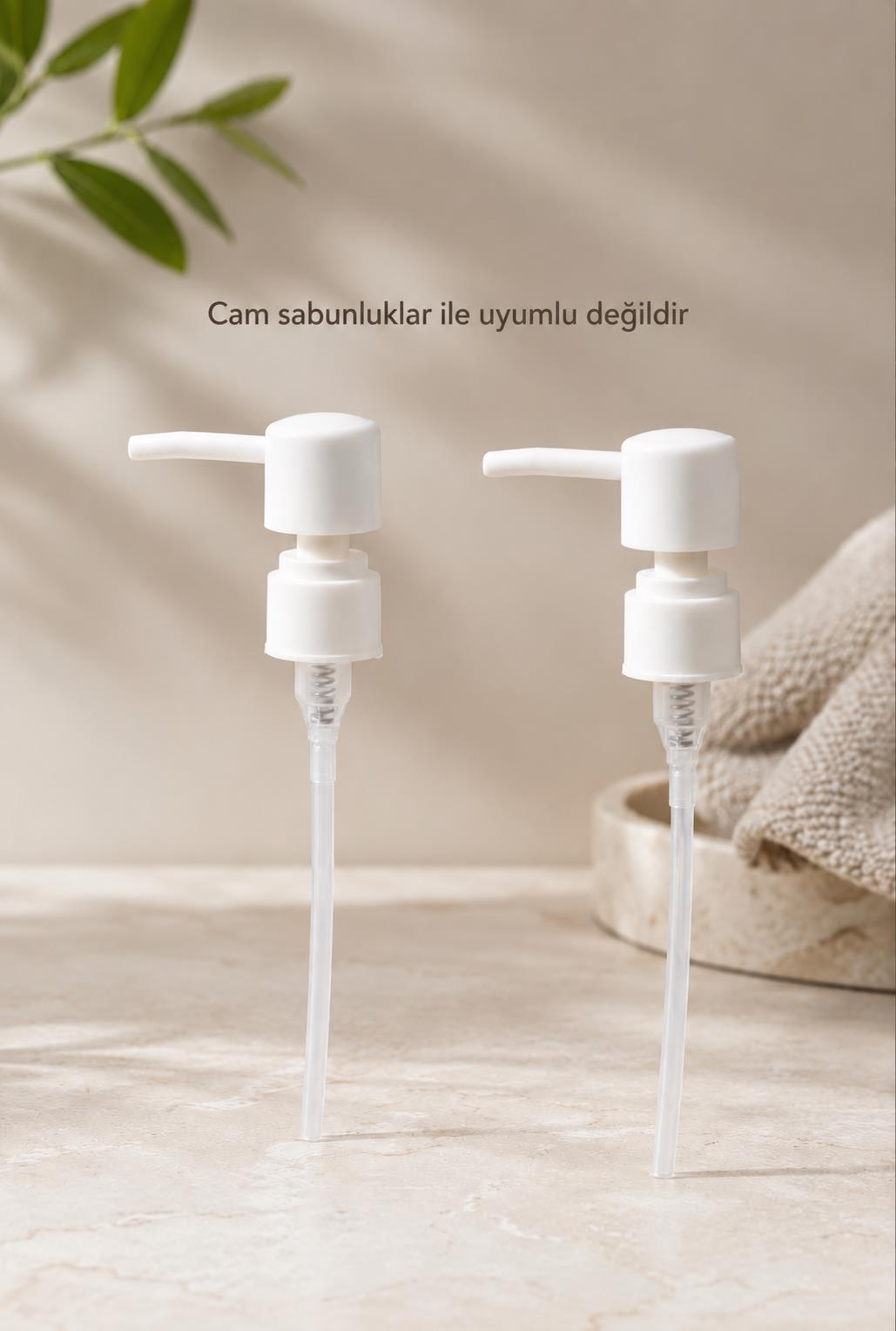 Okyanus Home Beyaz 2'li Yedek Sıvı Sabunluk Pompası