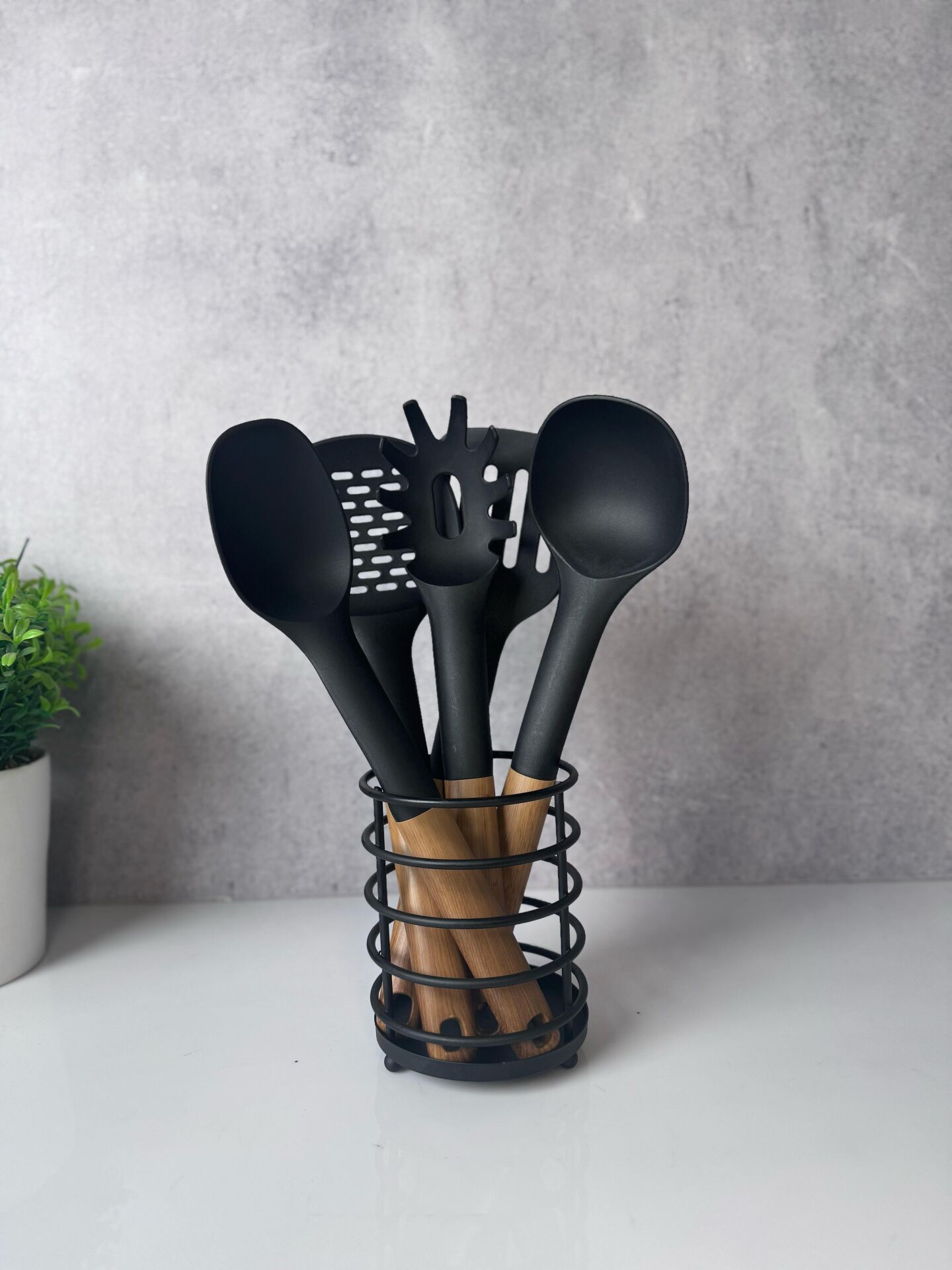 Okyanus Home Diamond Wooden 6 Parça Servis Seti