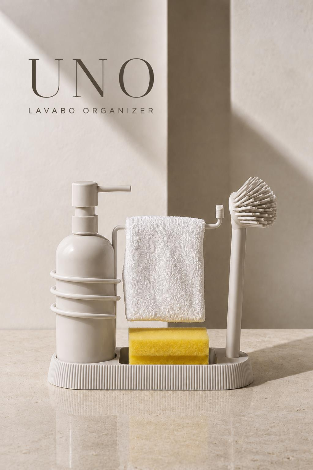 Okyanus Home Uno Lavabo Organizer - Bej