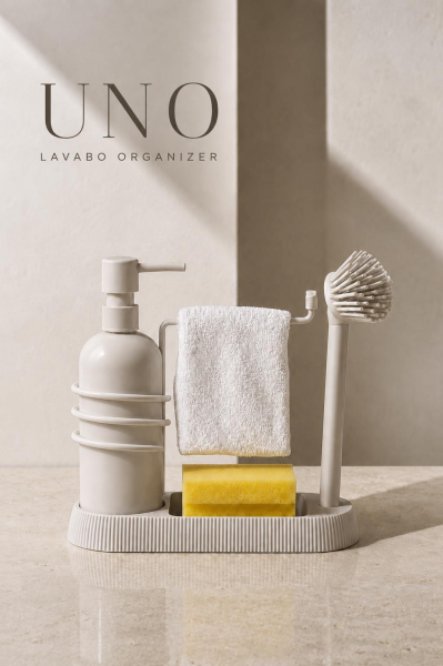 Okyanus Home Uno Lavabo Organizer - Bej