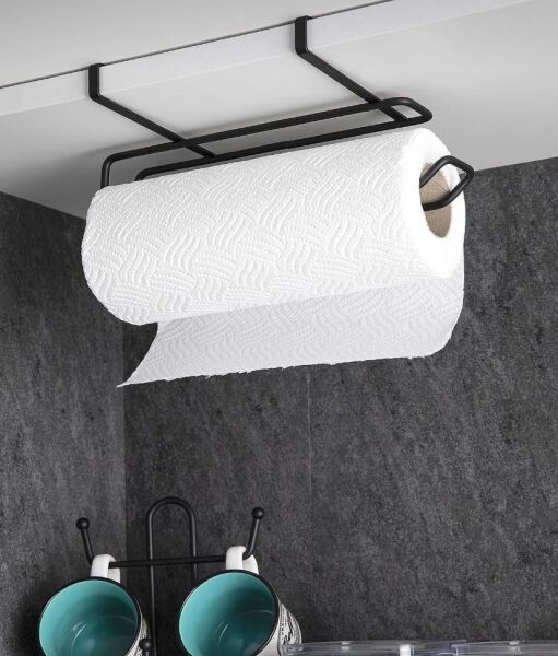 Okyanus Home Siyah Askılı Kağıt Havluluk