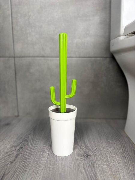 Okyanus Home Kaktüs WC Fırça Seti - Beyaz