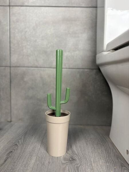 Okyanus Home Kaktüs WC Fırça Seti - Taş