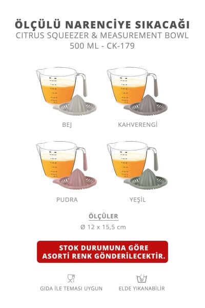 Okyanus Home Ölçülü Narenciye Sıkacağı