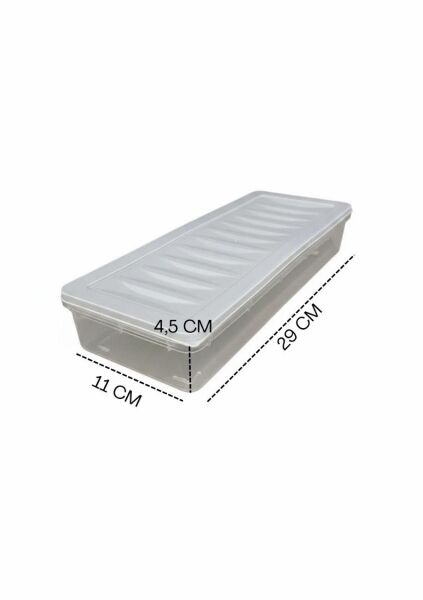 Okyanus Home Buzdolabı  Ve Dondurucuya Uygun Saklama Kabı Bej 6 ADET 1170ML