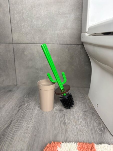 Okyanus Home Kaktüs WC Fırça Seti - Vizon