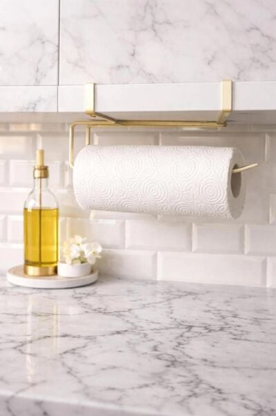 Okyanus Home Krem Rengi Askılı Kağıt Havluluk
