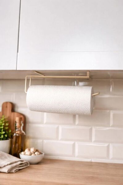 Okyanus Home Krem Rengi Askılı Kağıt Havluluk