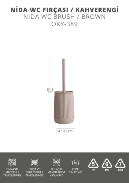 Okyanus Home Nida Vizon Eko Wc Fırçalık