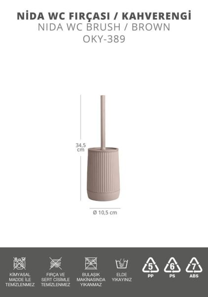 Okyanus Home Nida Vizon Eko Wc Fırçalık