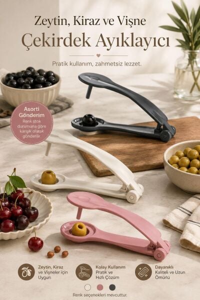 Okyanus Home Çekirdek Çıkartıcı Aparat -Zeytin,Kiraz,Vişne