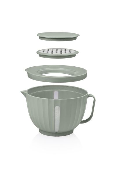 Okyanus Home Yeşil Coliseum Rendeli Mikser Set