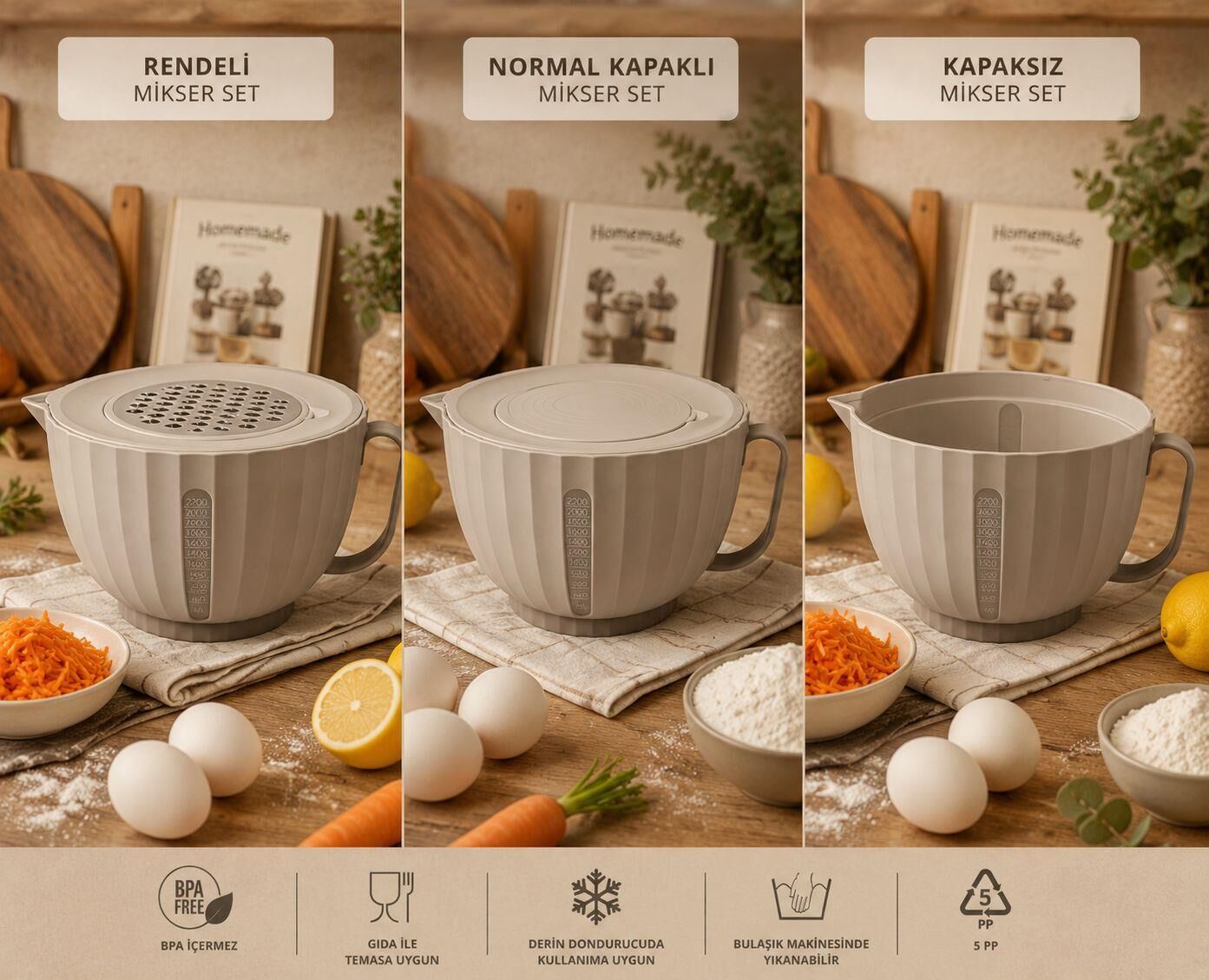 Okyanus Home Vizon Coliseum Rendeli Mikser Set
